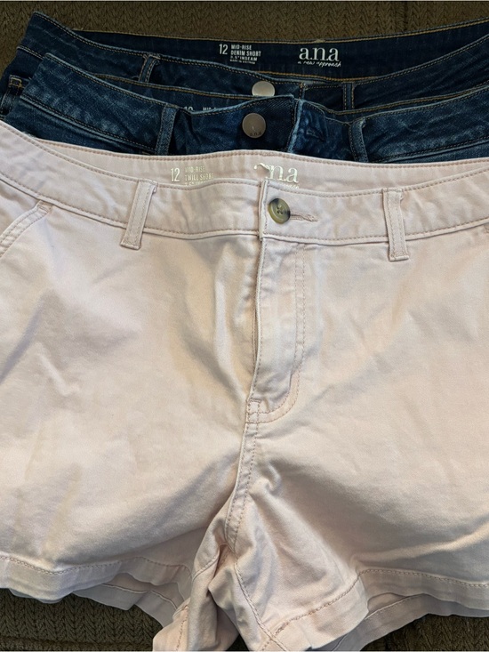 a.n.a Pants - a.n.a Women’s Dark Indigo Denim Jean Shorts 3 Pairs